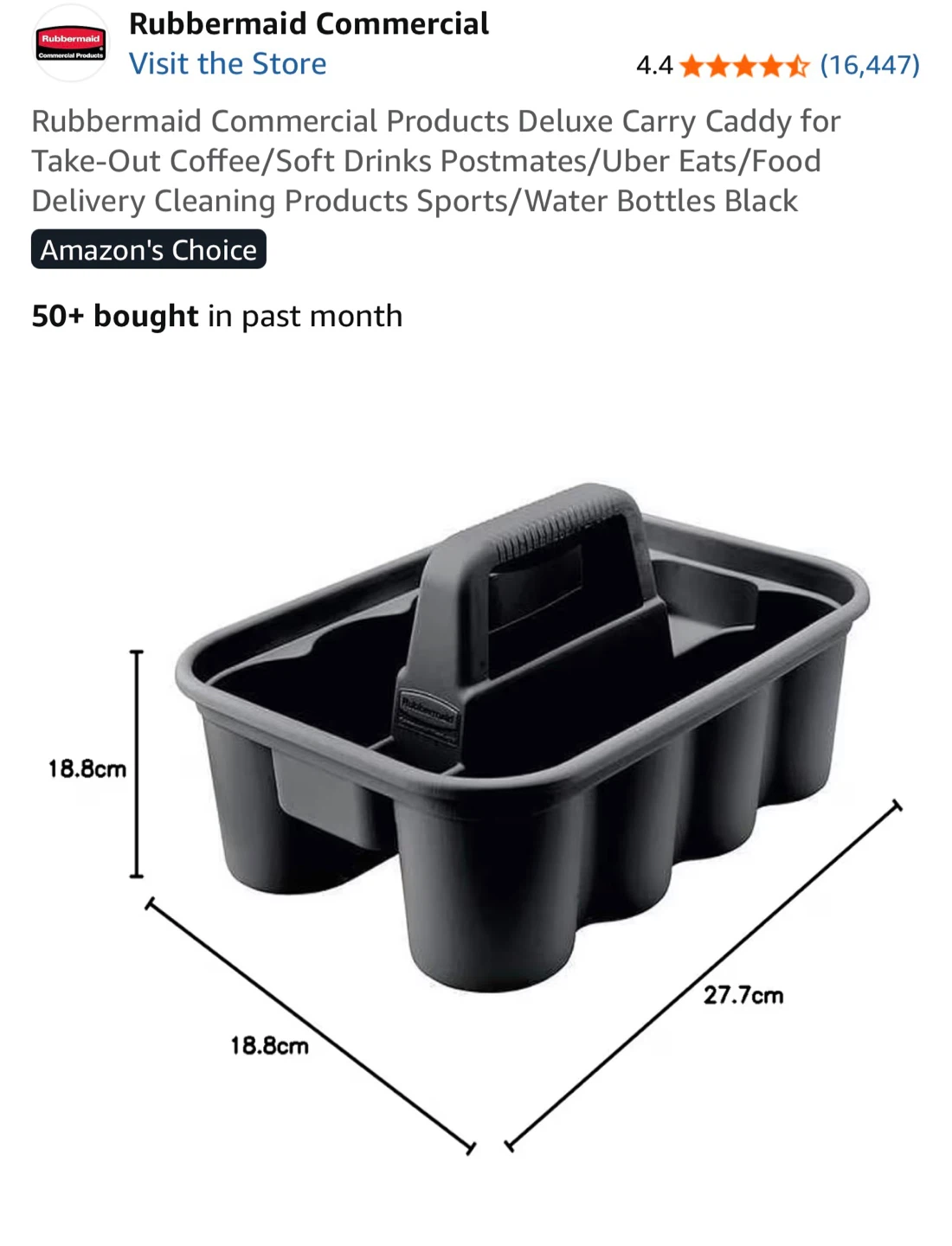 Rubbermaid Commercial Deluxe Carry Caddy