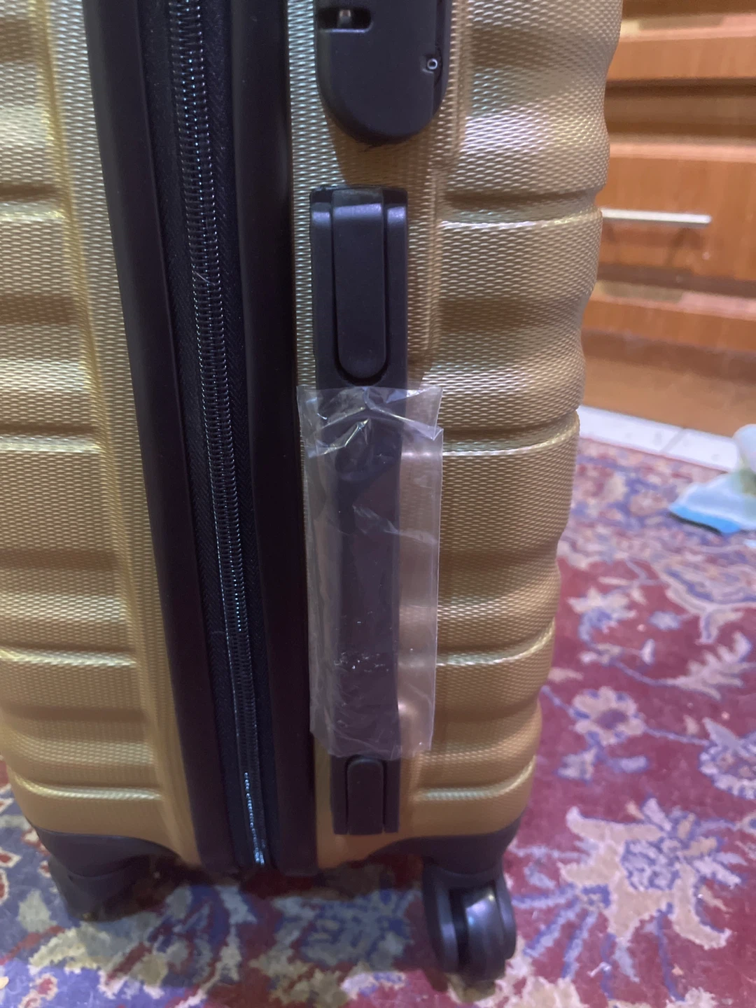 Toscano Italy Gold Hardside Carry-On Suitcase - photo 3