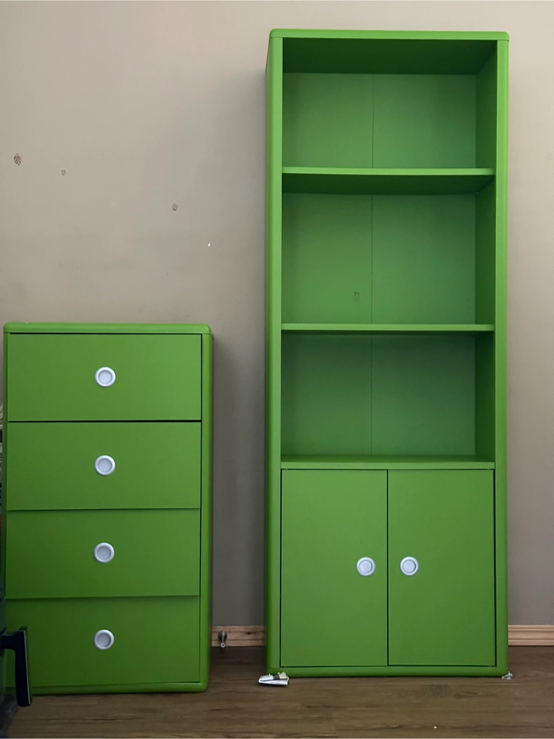 Green Dresser and Bookshelf Set - photo 2