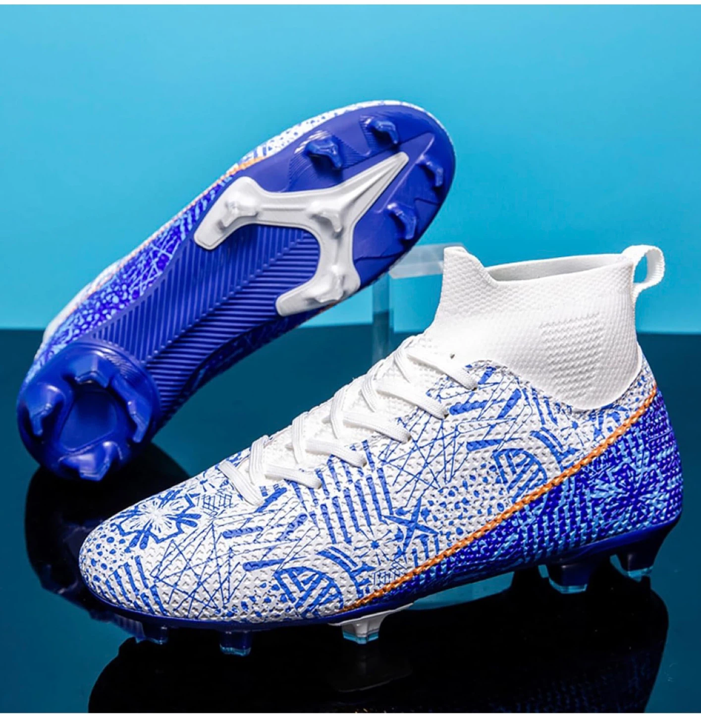 Boys High-Top Soccer Cleats size 5.5 - photo 3