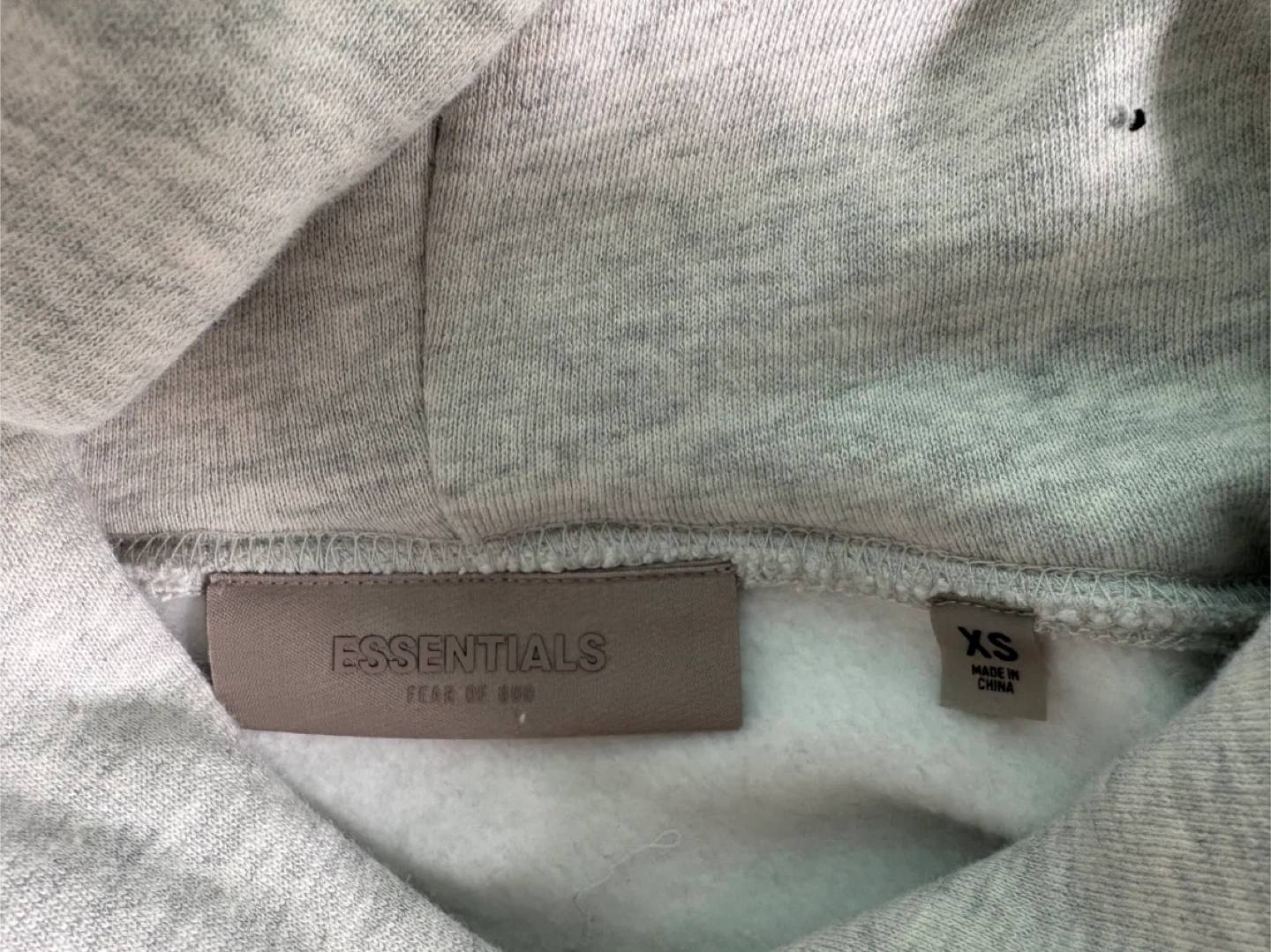 Fear of God Essentials Hoodie Grey XS - photo 3
