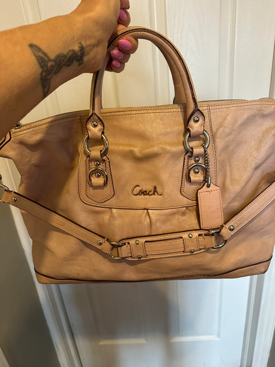 Coach Ashley Leather Satchel F15447