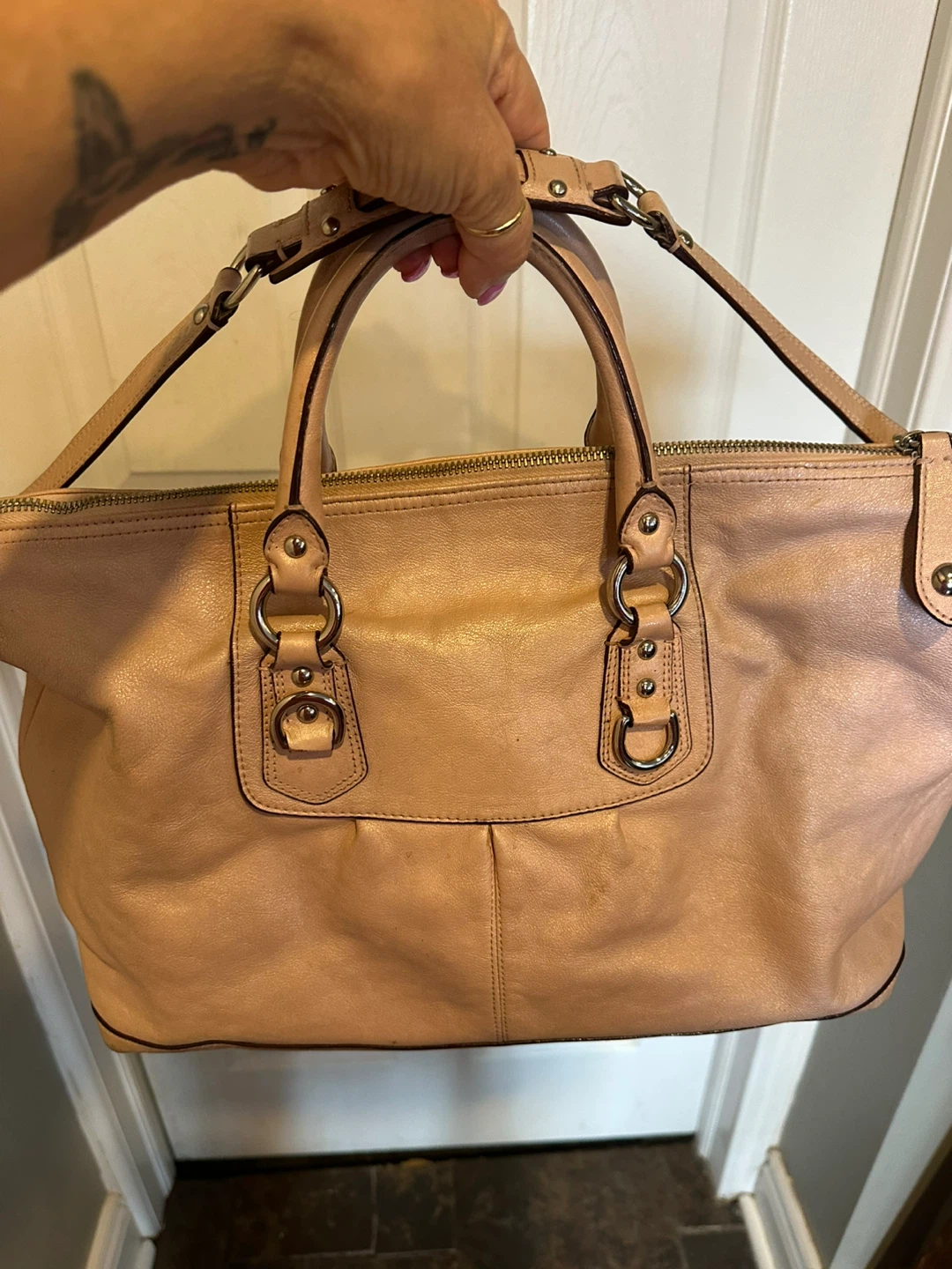 Coach Ashley Leather Satchel F15447 - photo 2