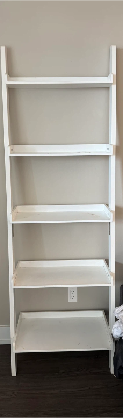 Ladder shelf