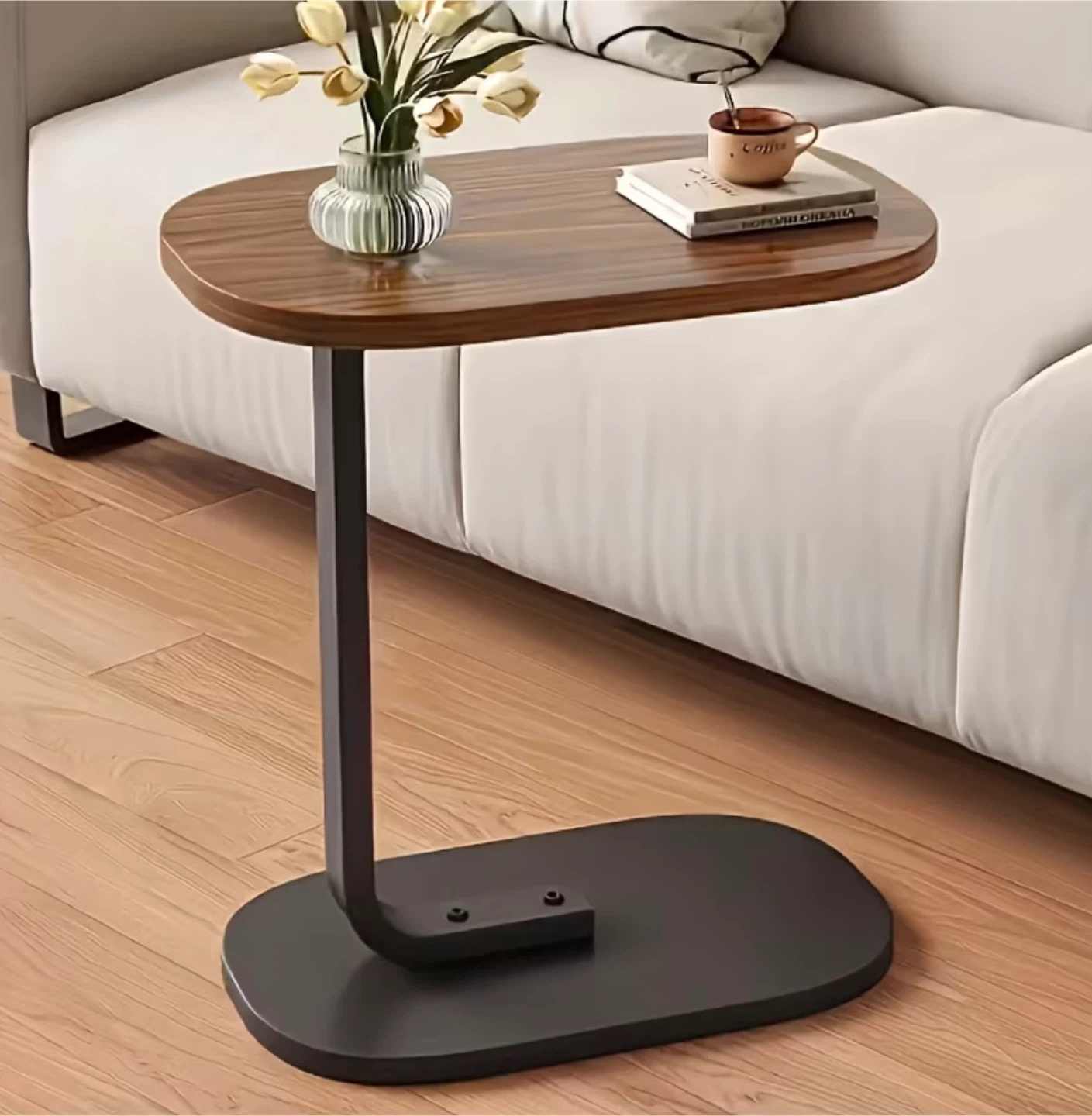 C-Shaped Side Table - BRAND NEW IN BOX - photo 3