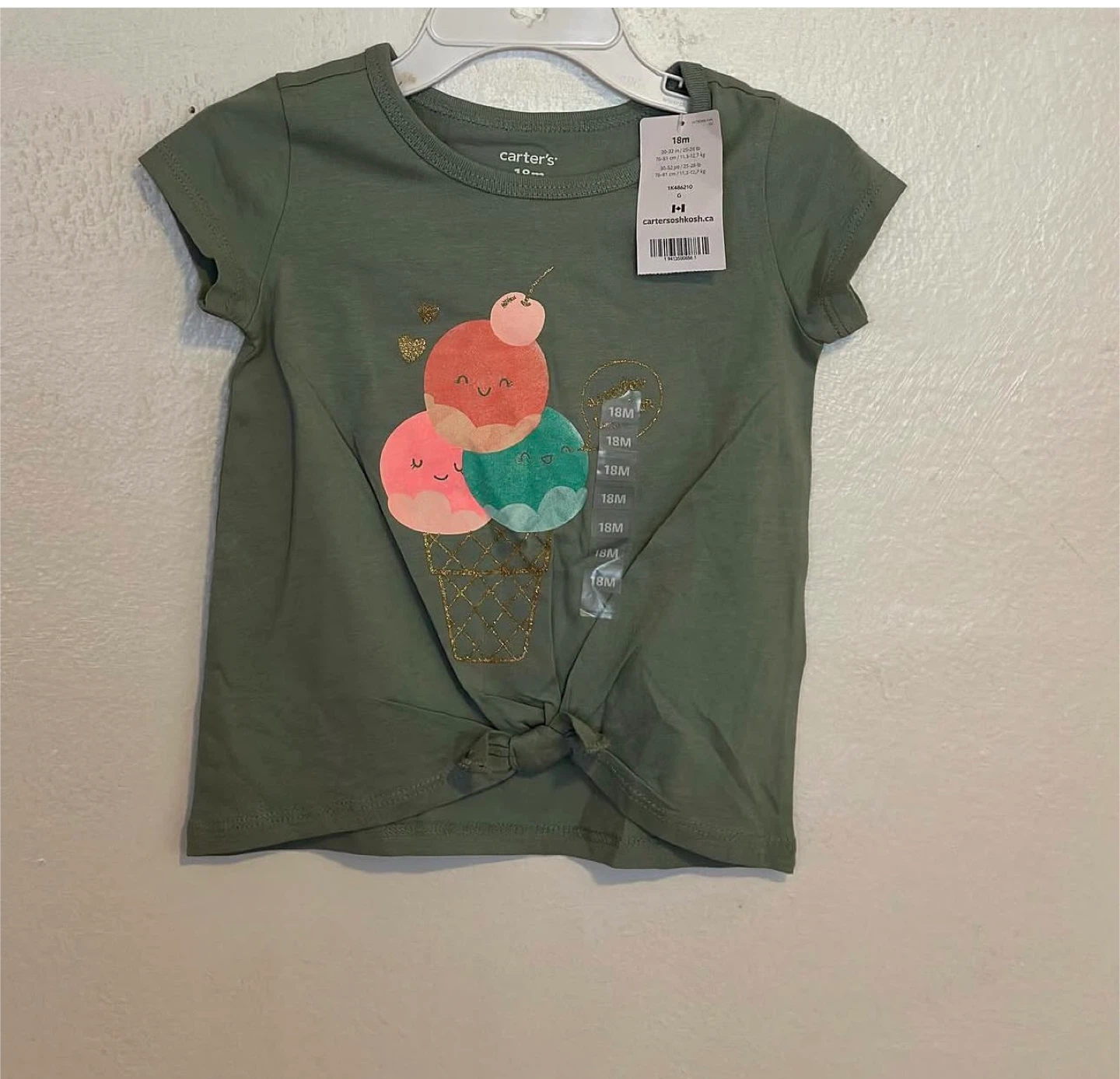 GIRLS TSHIRT (SIZES:18 MONTHS & 3T)