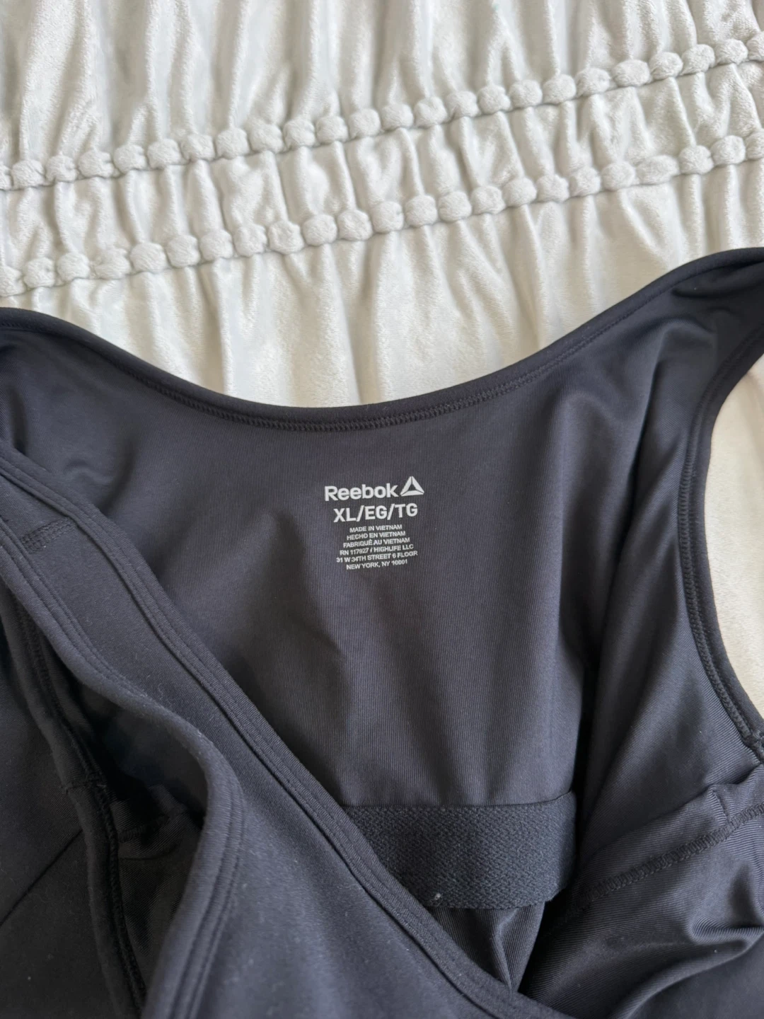 Reebok Black Active Dress w/ Built-In Bra & Removable Cups - photo 4