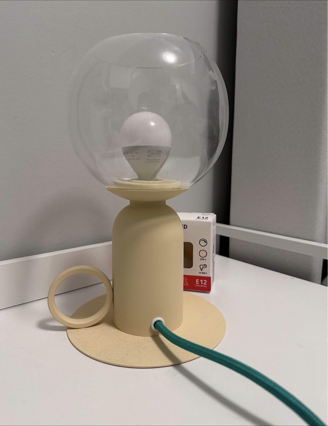 IKEA SOLHETTA LED Lamp, Yellow with Extra lamp - photo 2