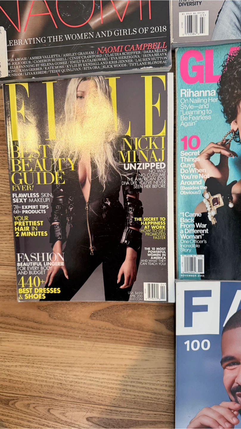 Vogue, Love, Elle, Glamour, Fader Magazines Bundle - photo 2