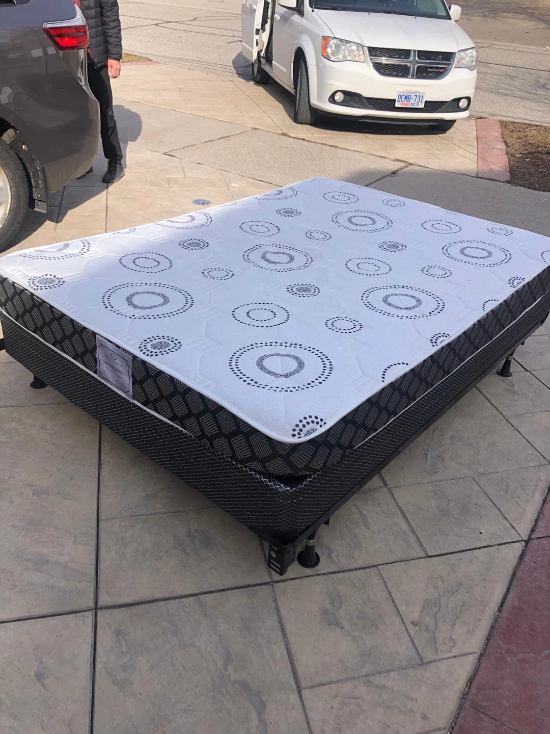 Double Size Mattress and Spring Box and Frame Set