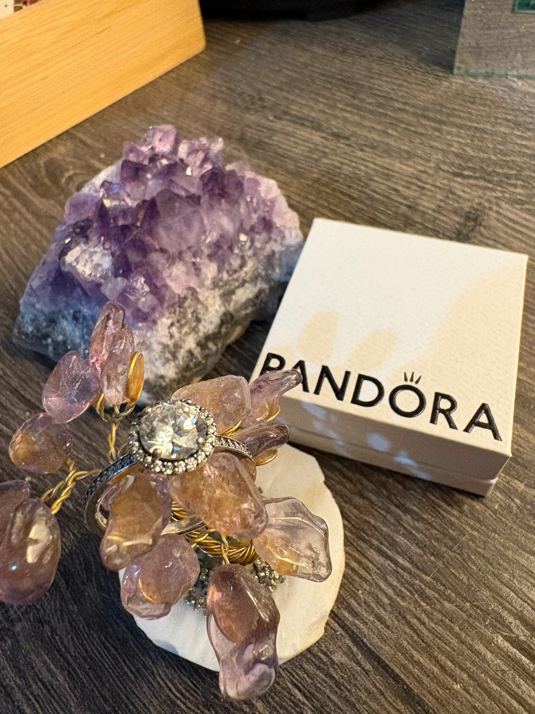 Pandora Round Sparkle Ring Sterling Silver