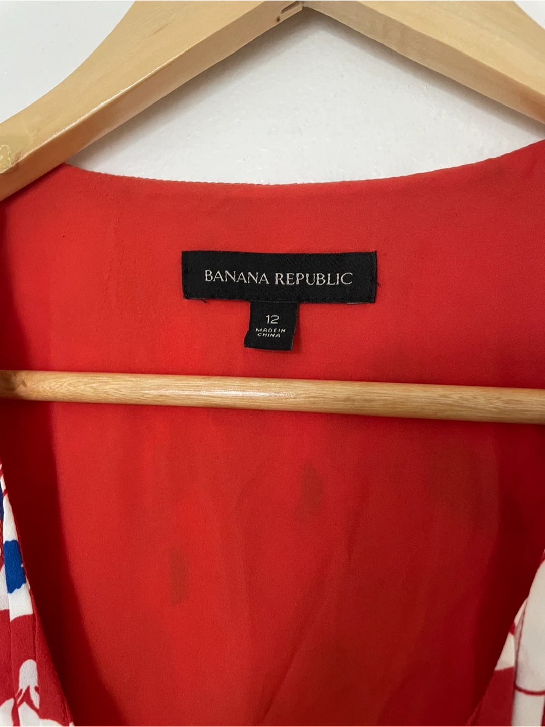 Banana Republic Red Floral Sleeveless Dress Size 12 - photo 5