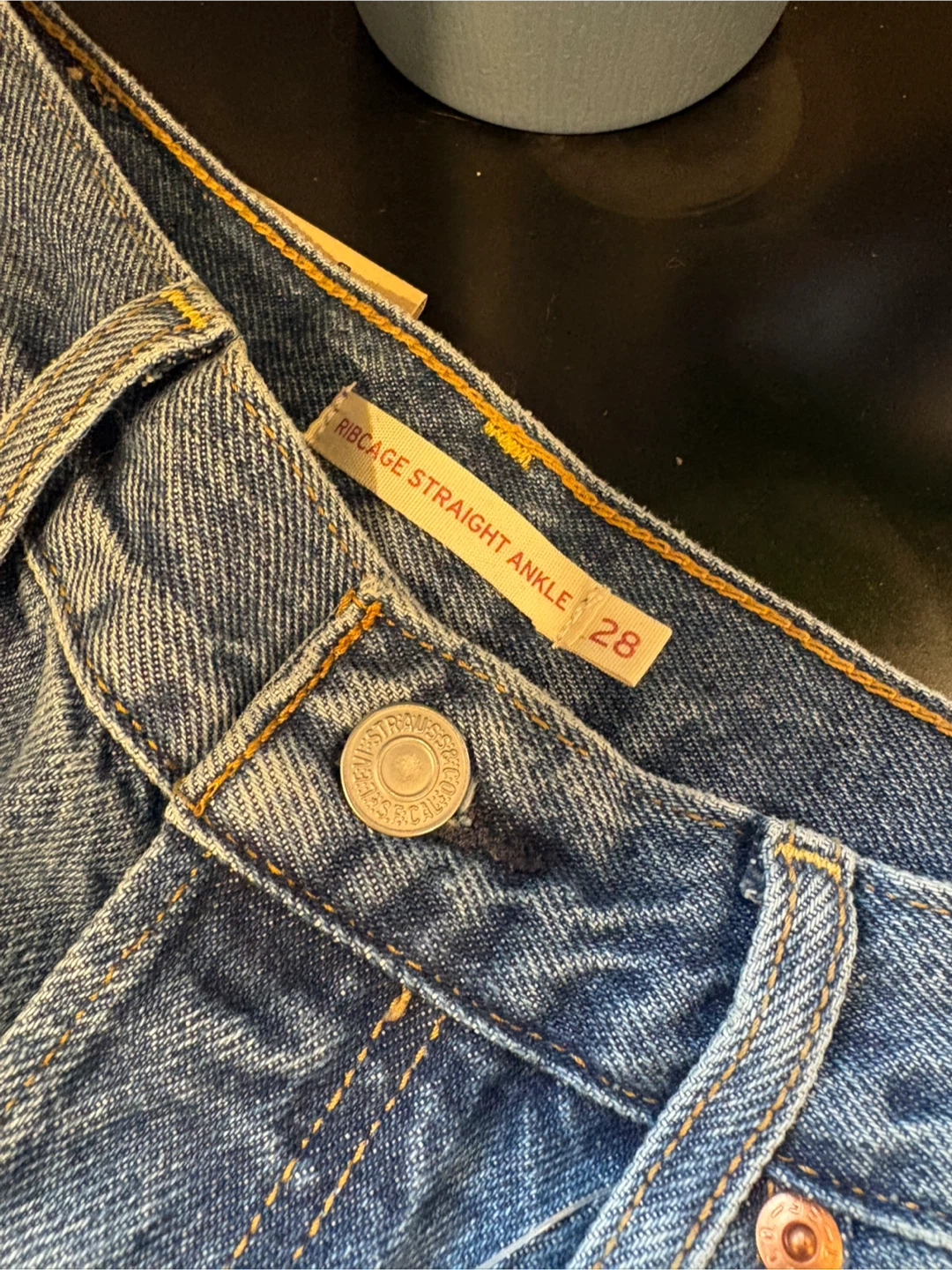 Levi's Ribcage Straight Ankle Jeans - Size 28 - photo 2