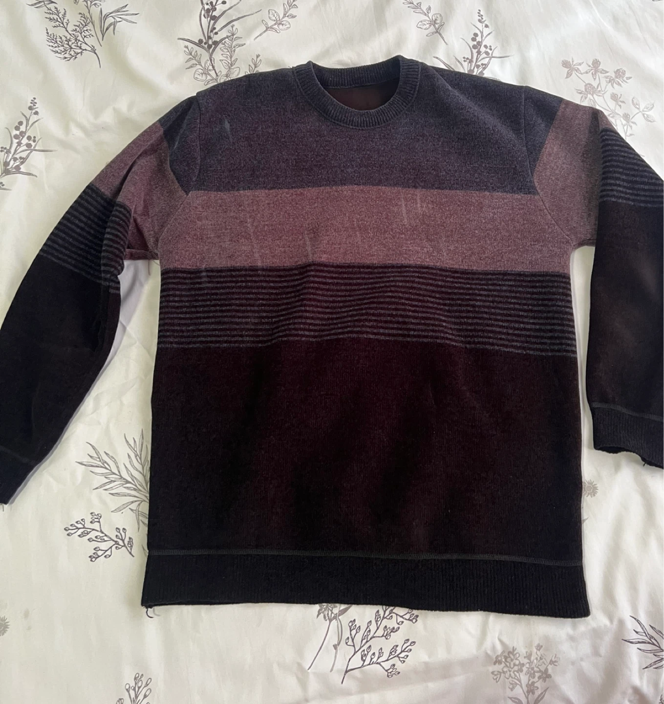 Men's Striped Crew Neck Sweater🥕