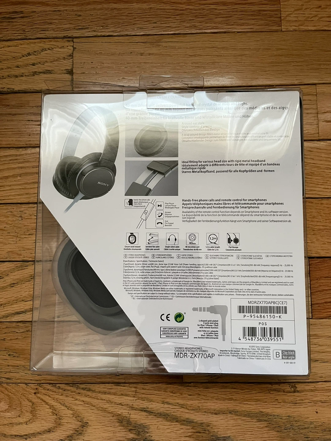 Sony MDR-ZX770AP Stereo Headphones - photo 2