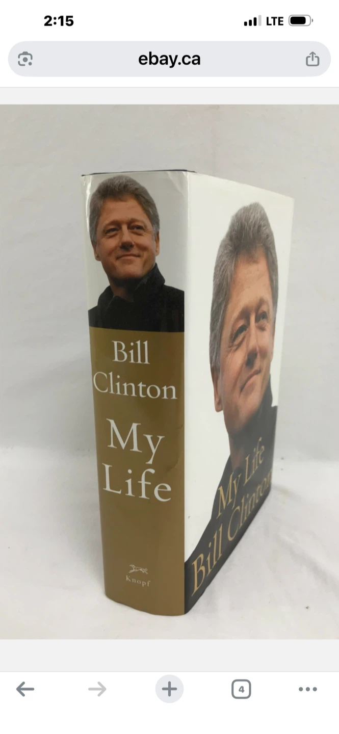 My Life by Bill Clinton Hardcover Autobiography Book - photo 2
