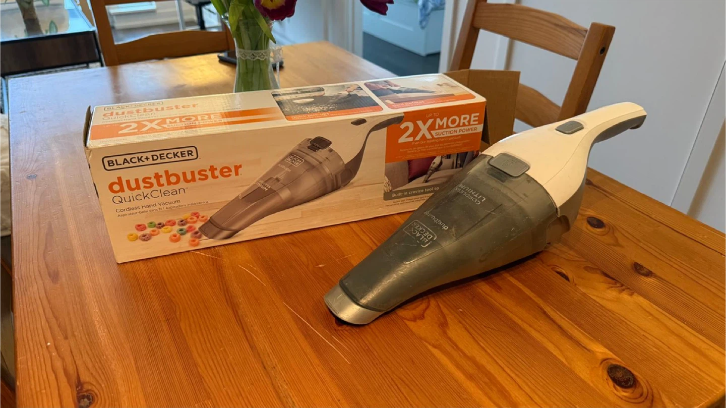 BLACK+DECKER Dustbuster QuickClean Cordless Hand Vacuum
