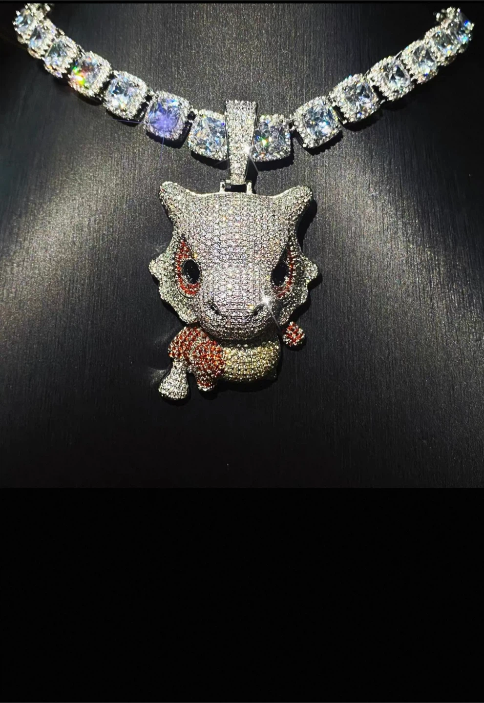 Mossinate Cubone Pokemon Pendant (Just the pendant) - photo 5