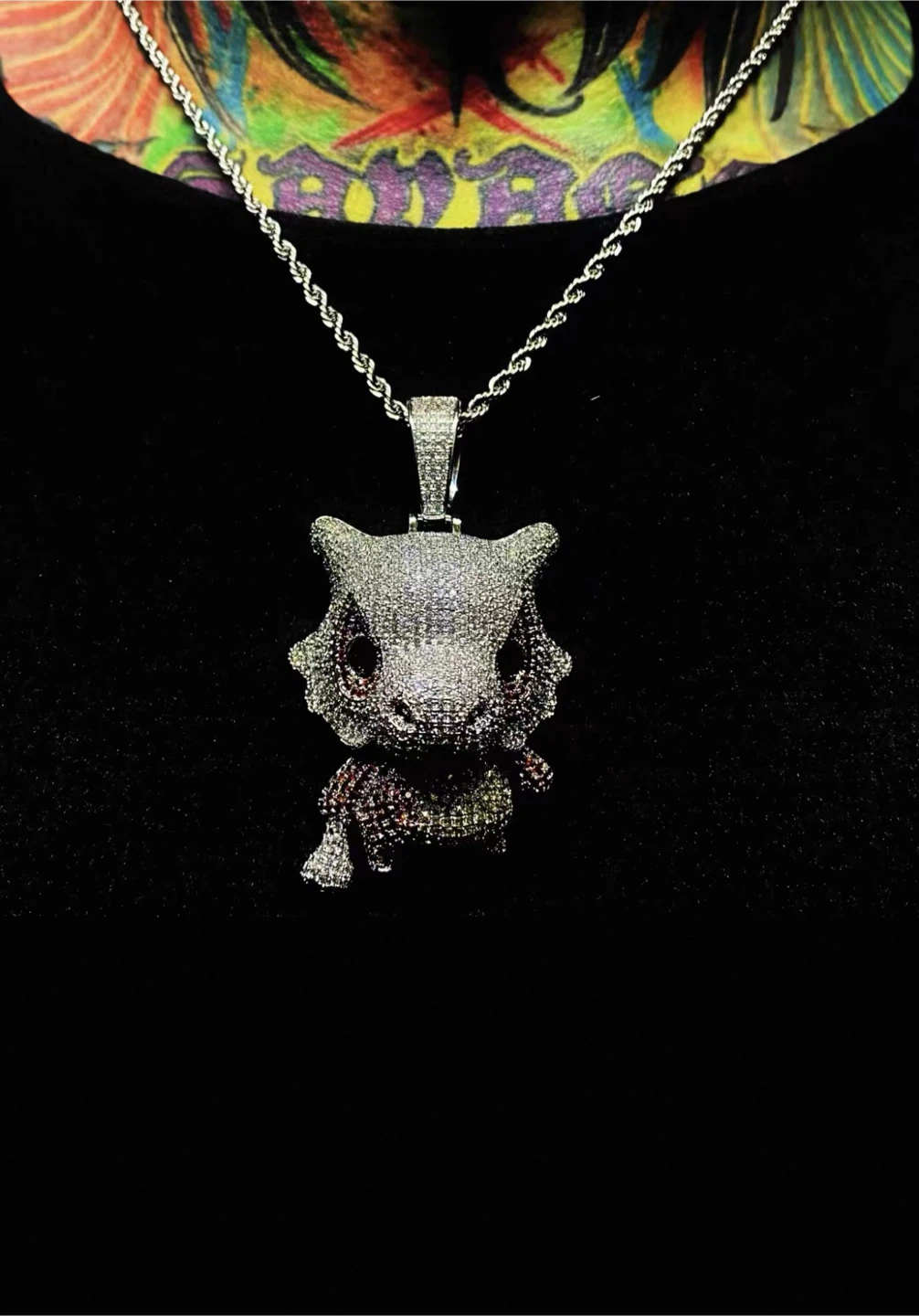 Mossinate Cubone Pokemon Pendant (Just the pendant) - photo 3