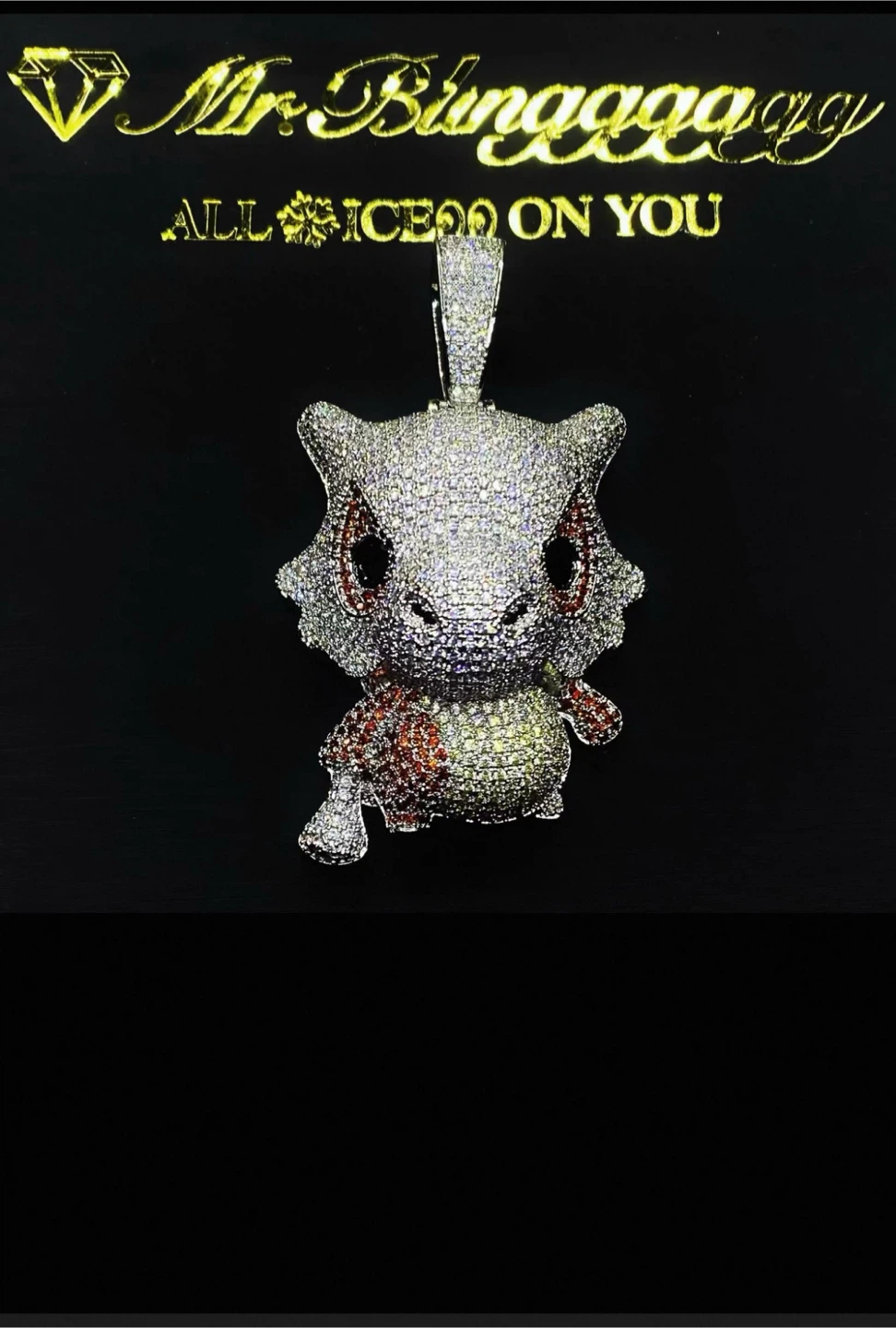 Mossinate Cubone Pokemon Pendant (Just the pendant) - photo 4