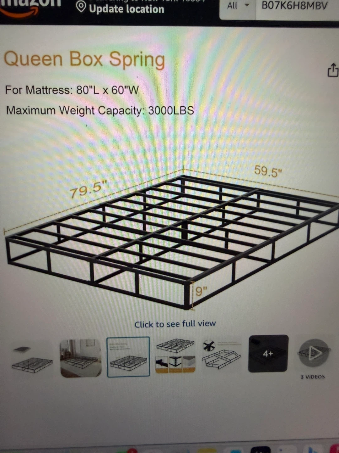 King Box Spring Bed Frame - photo 2