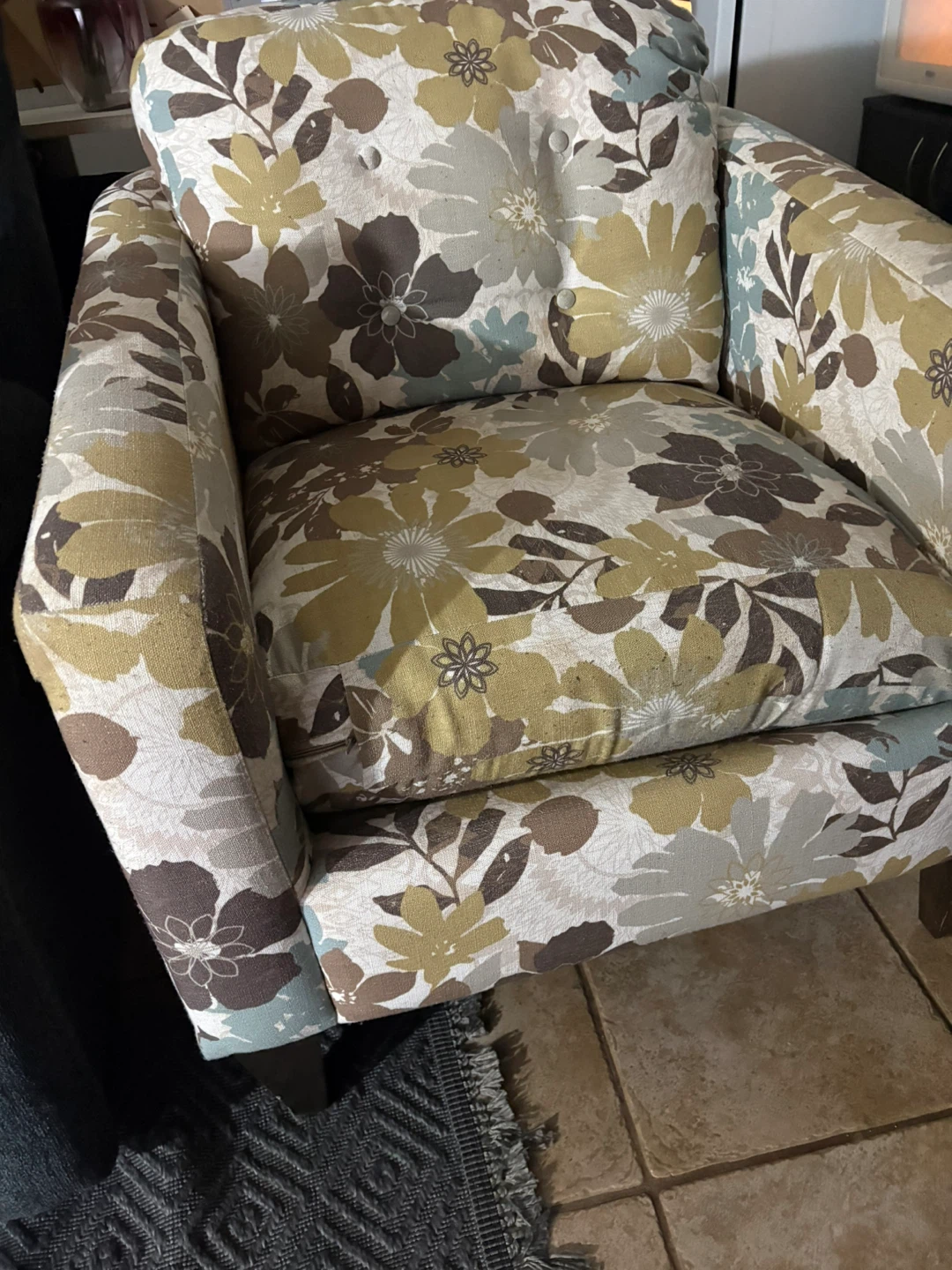Floral Accent Chair - photo 2