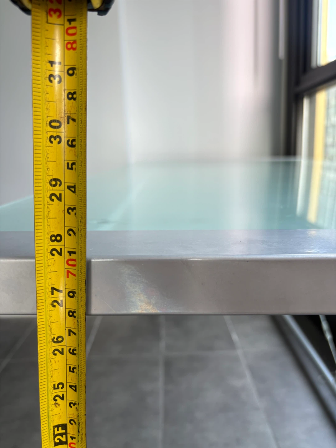 Frosted Glass Top Desk - photo 3
