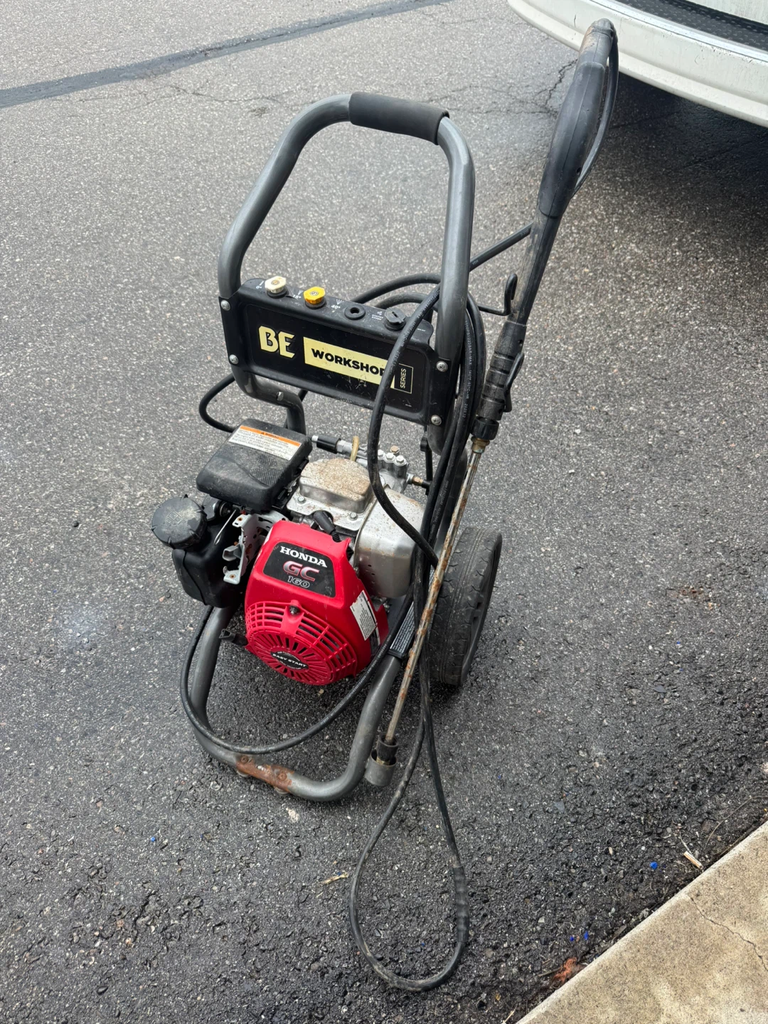 BE Pressure Washer with Honda GC160 Engine