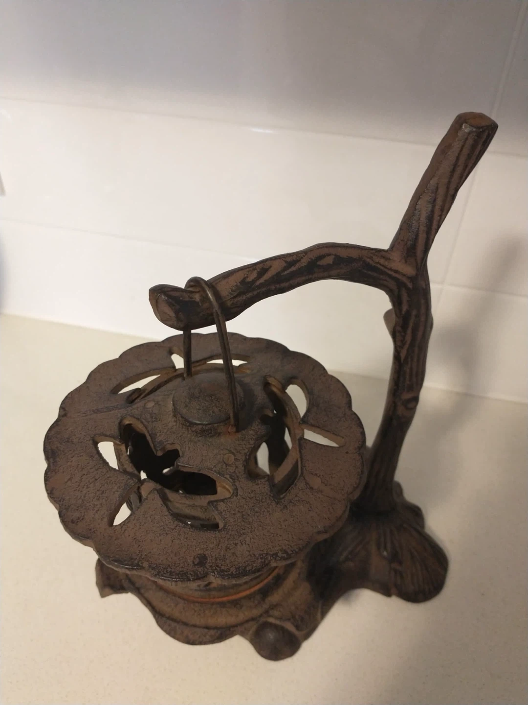 JAPANESE CAST IRON DRAGONFLY LANTERN - photo 3