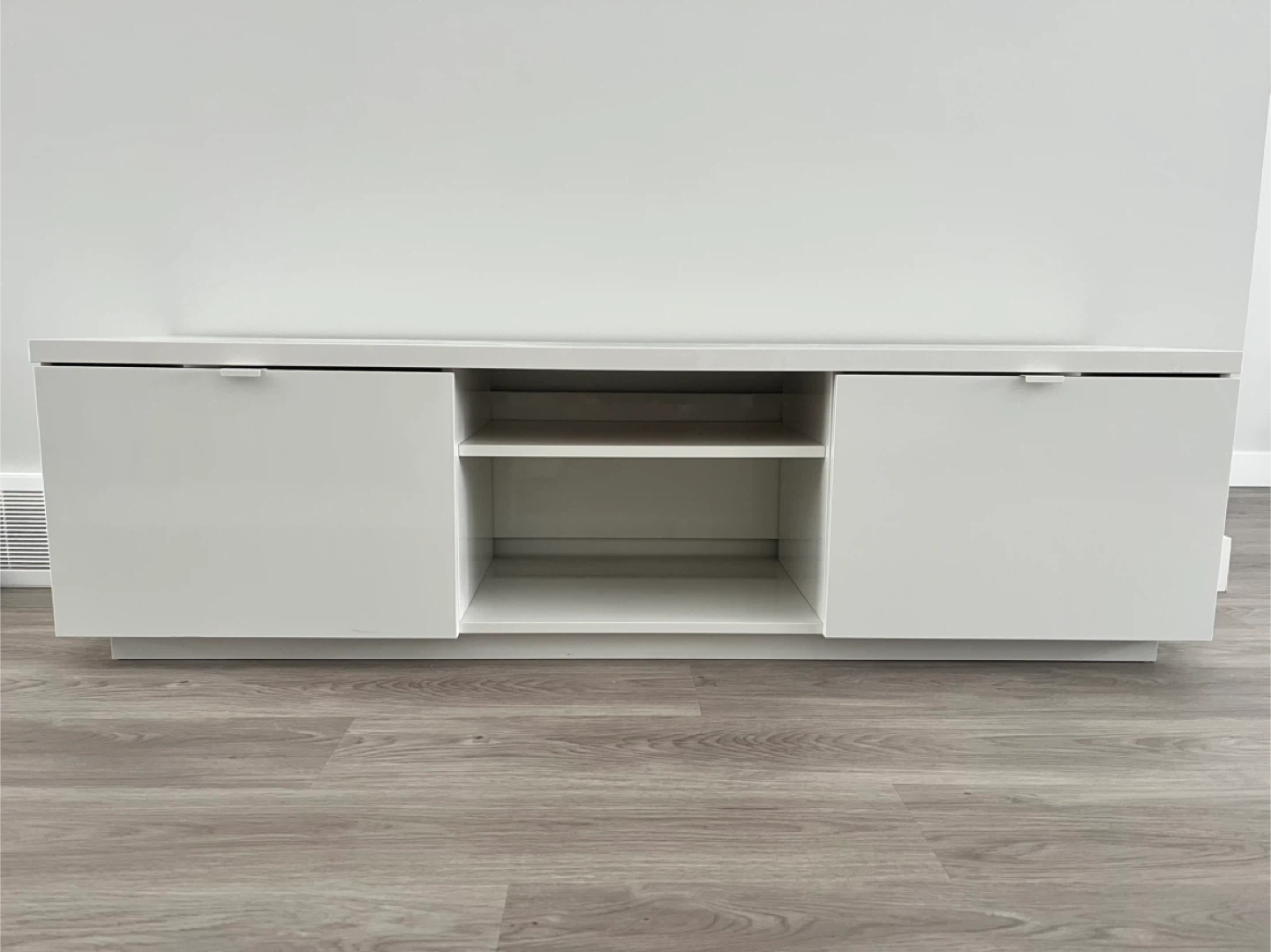 IKEA BYÅS TV Bench - High Gloss White - photo 5