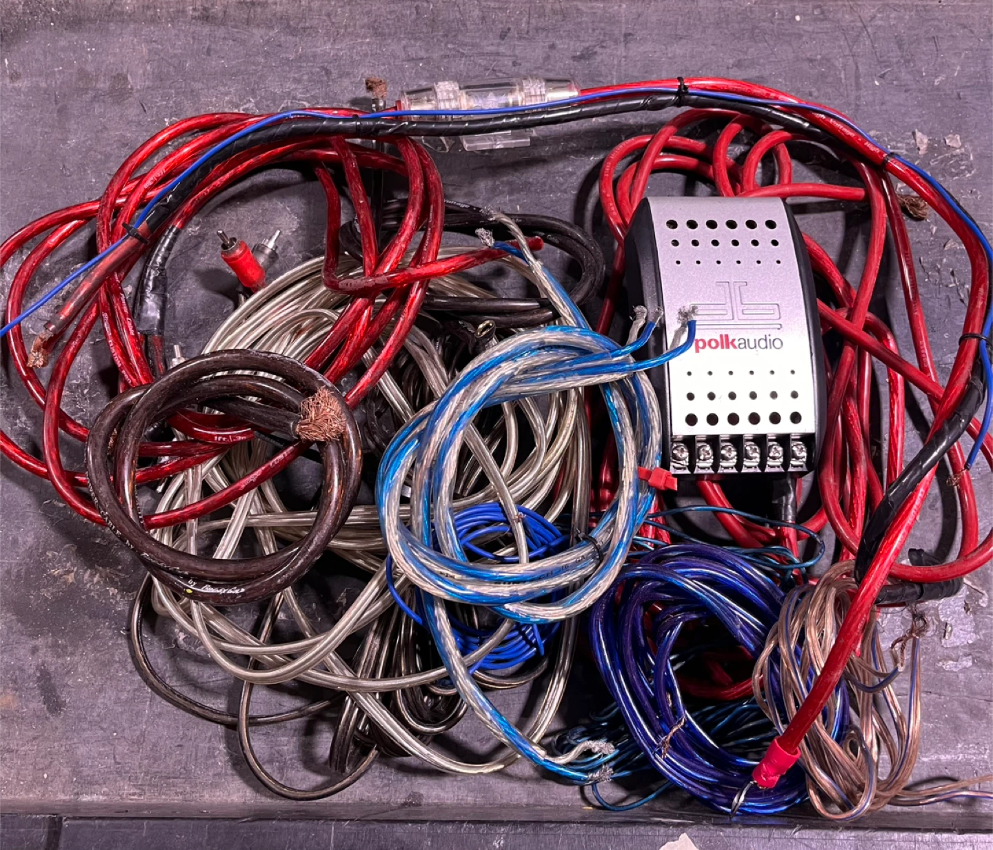 sub amp cables