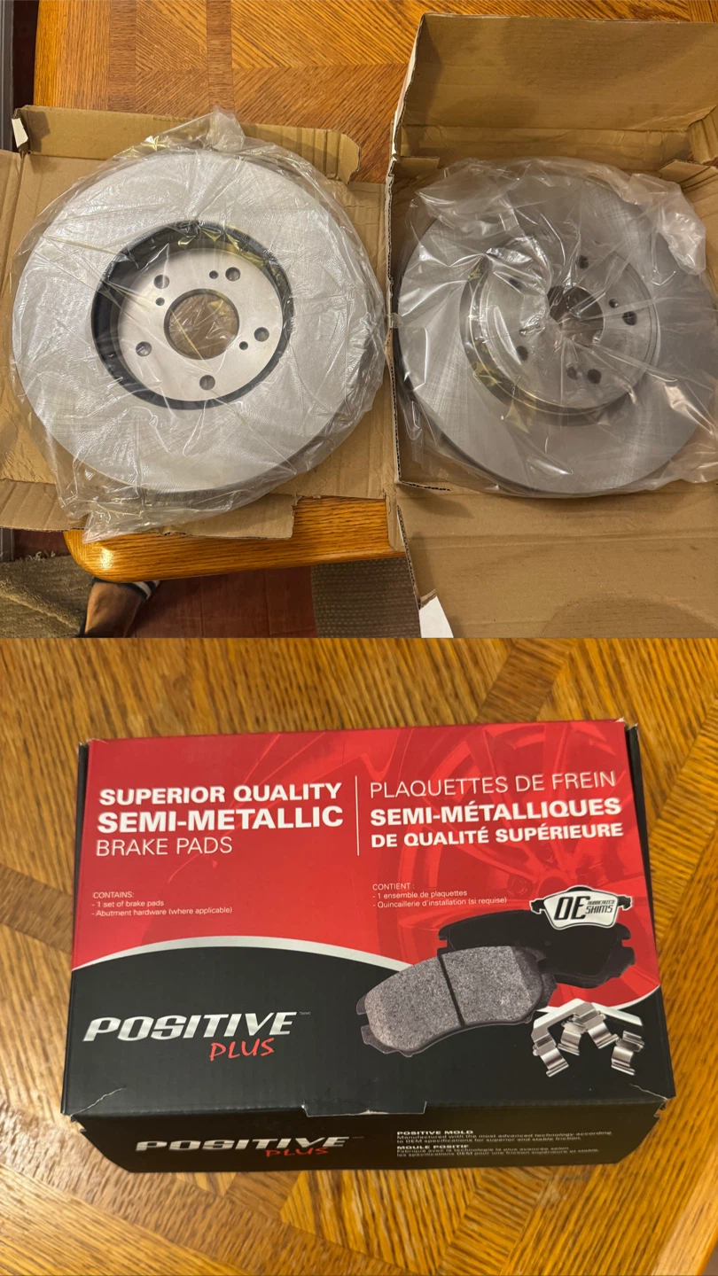Positive Plus Front Semi-Metallic Disc Brake Pads PPF-D2115