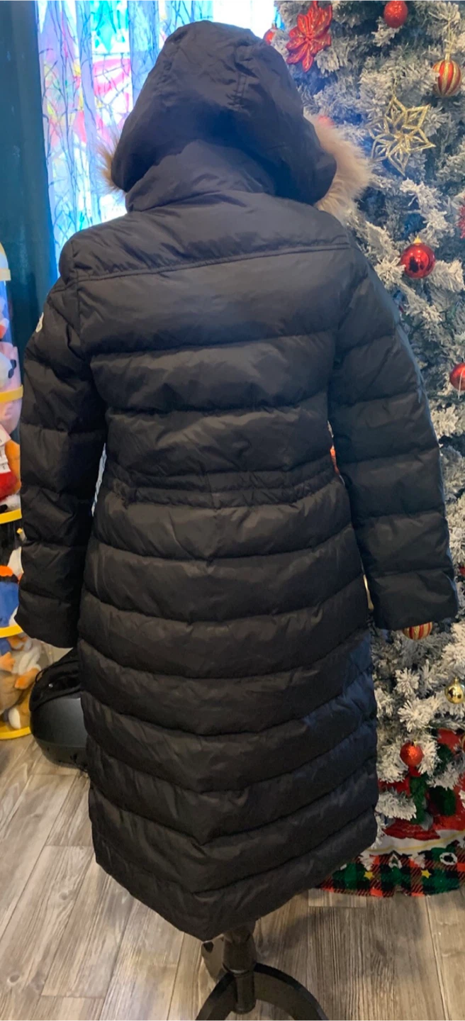 Moncler coat with real fur trim Sz.1 XS/S - photo 5