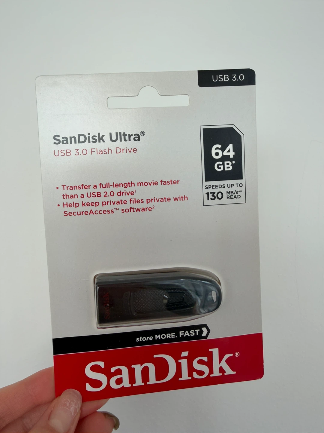 SanDisk Ultra 64GB USB 3.0 Flash Drive