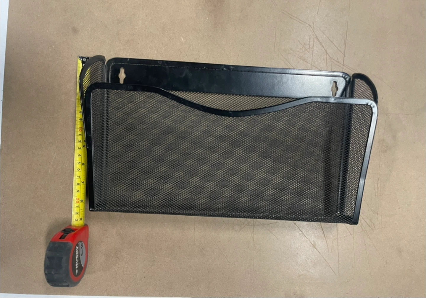 Black Mesh Wall File Holder Organizer - photo 2