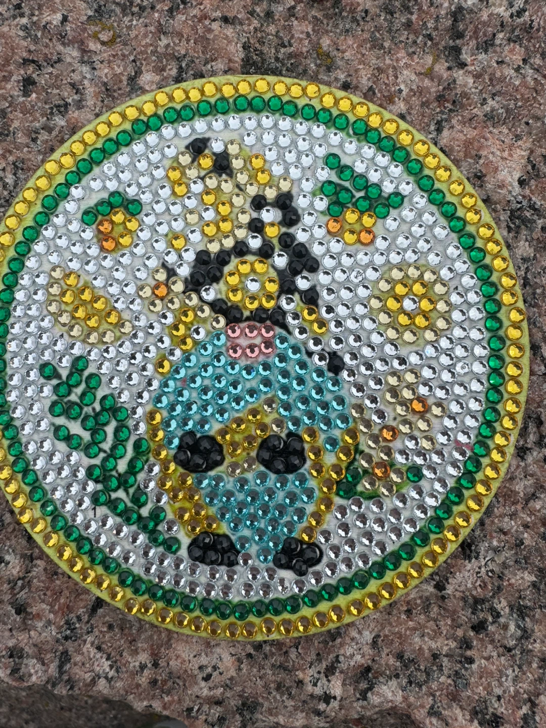 8 Lemon Diamond Art Coasters with Holder - photo 5