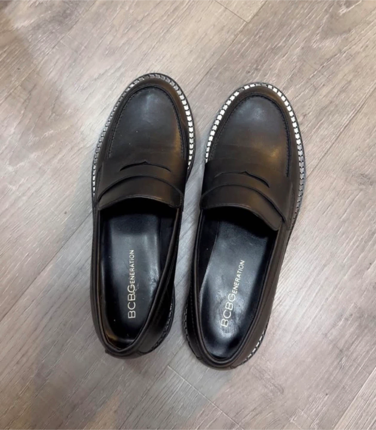 BCBGeneration Black Loafers