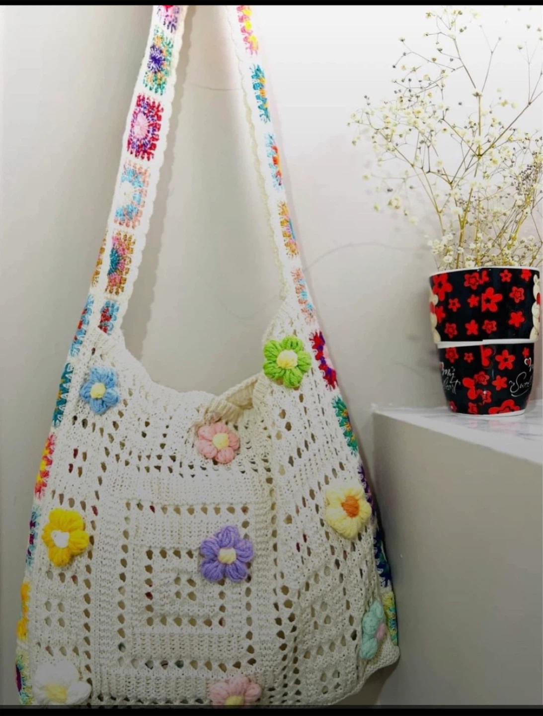 Crochet Bag, chic, boho, beachy vibe 🌸