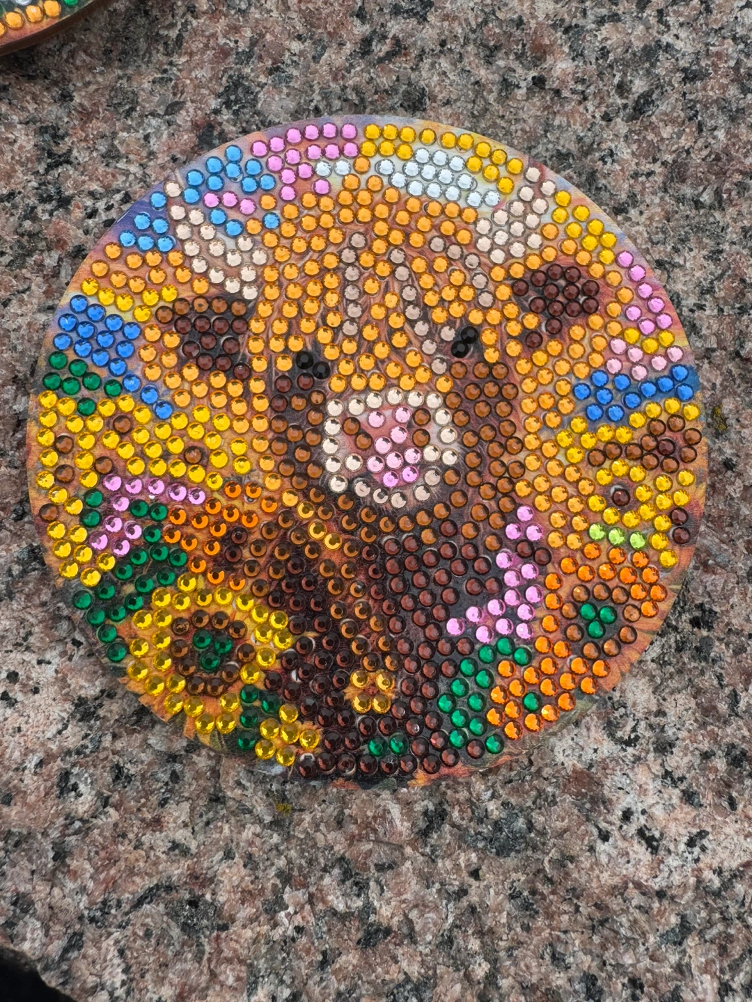 Set of 8 Diamond Art Coasters with Highland Cow Design - photo 4