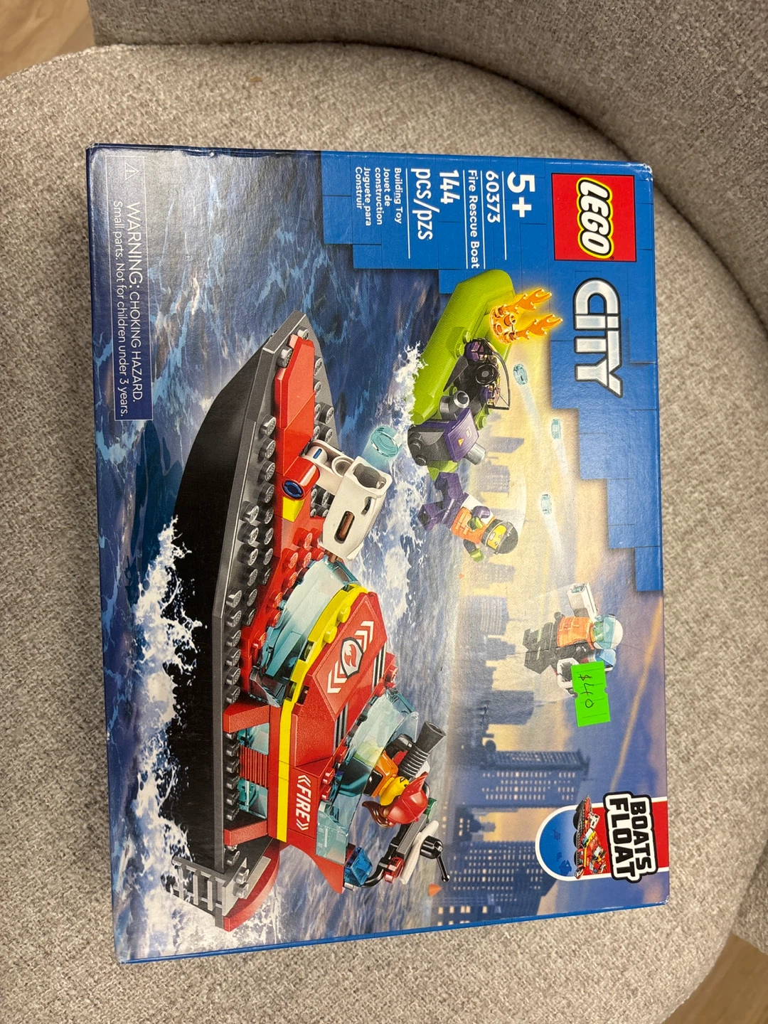 LEGO City Fire Rescue Boat (60373) - 144 Pieces