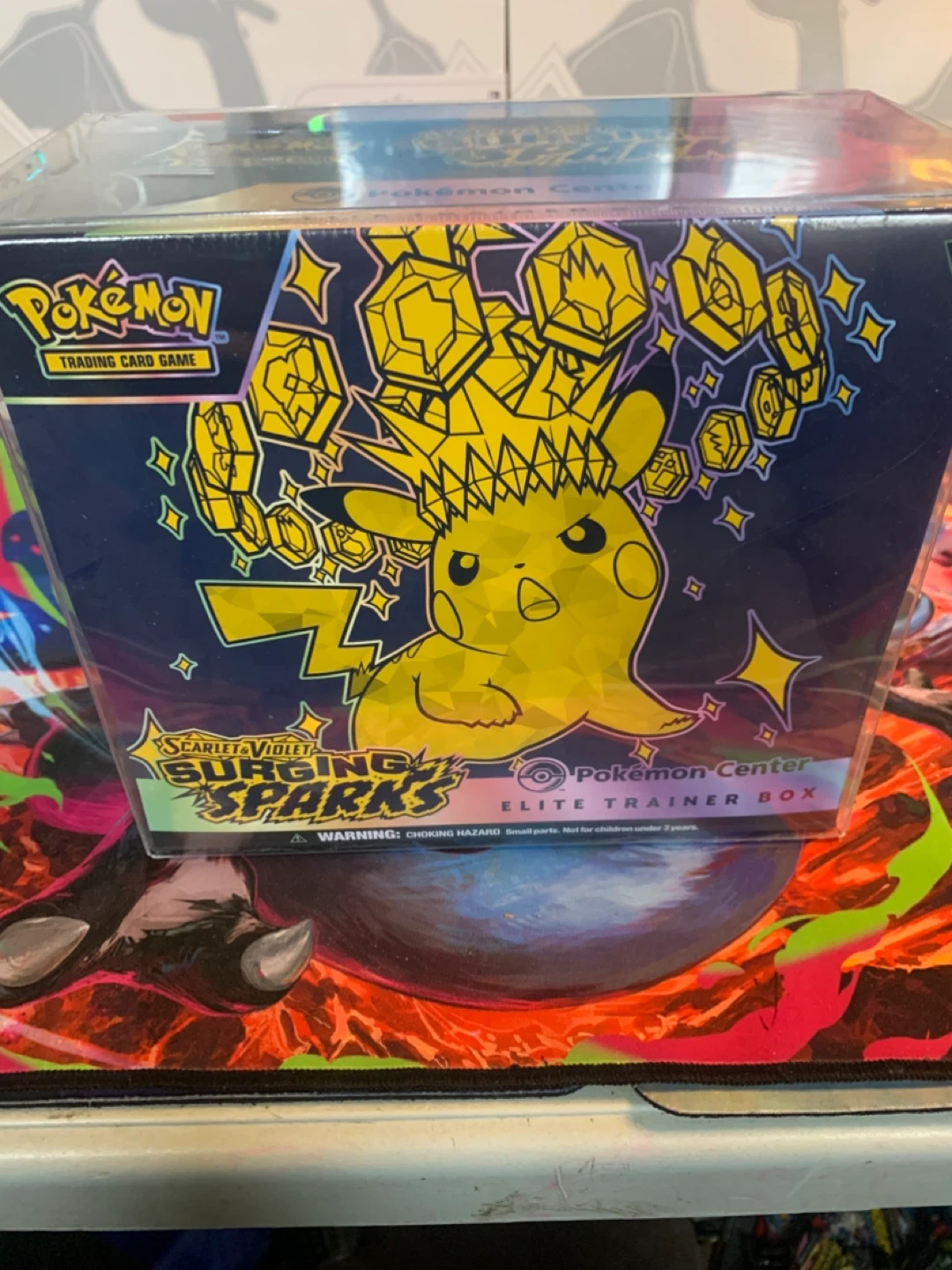 Surging Sparks PC Elite Trainer Box MINT in case