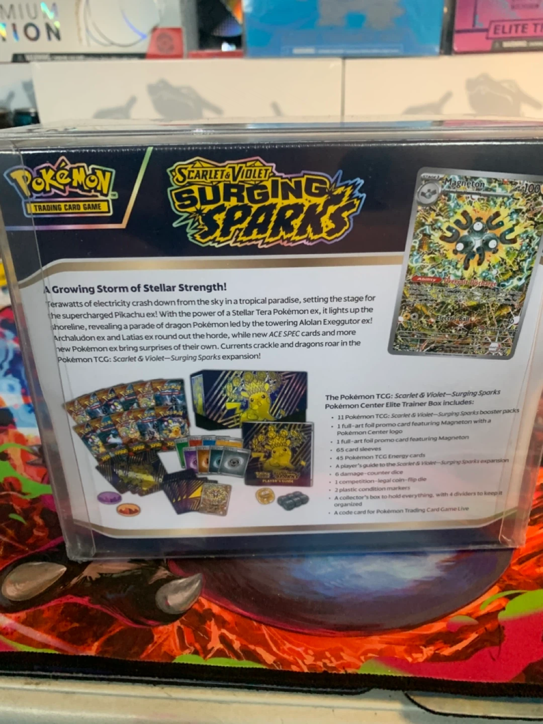 Surging Sparks PC Elite Trainer Box MINT in case - photo 2