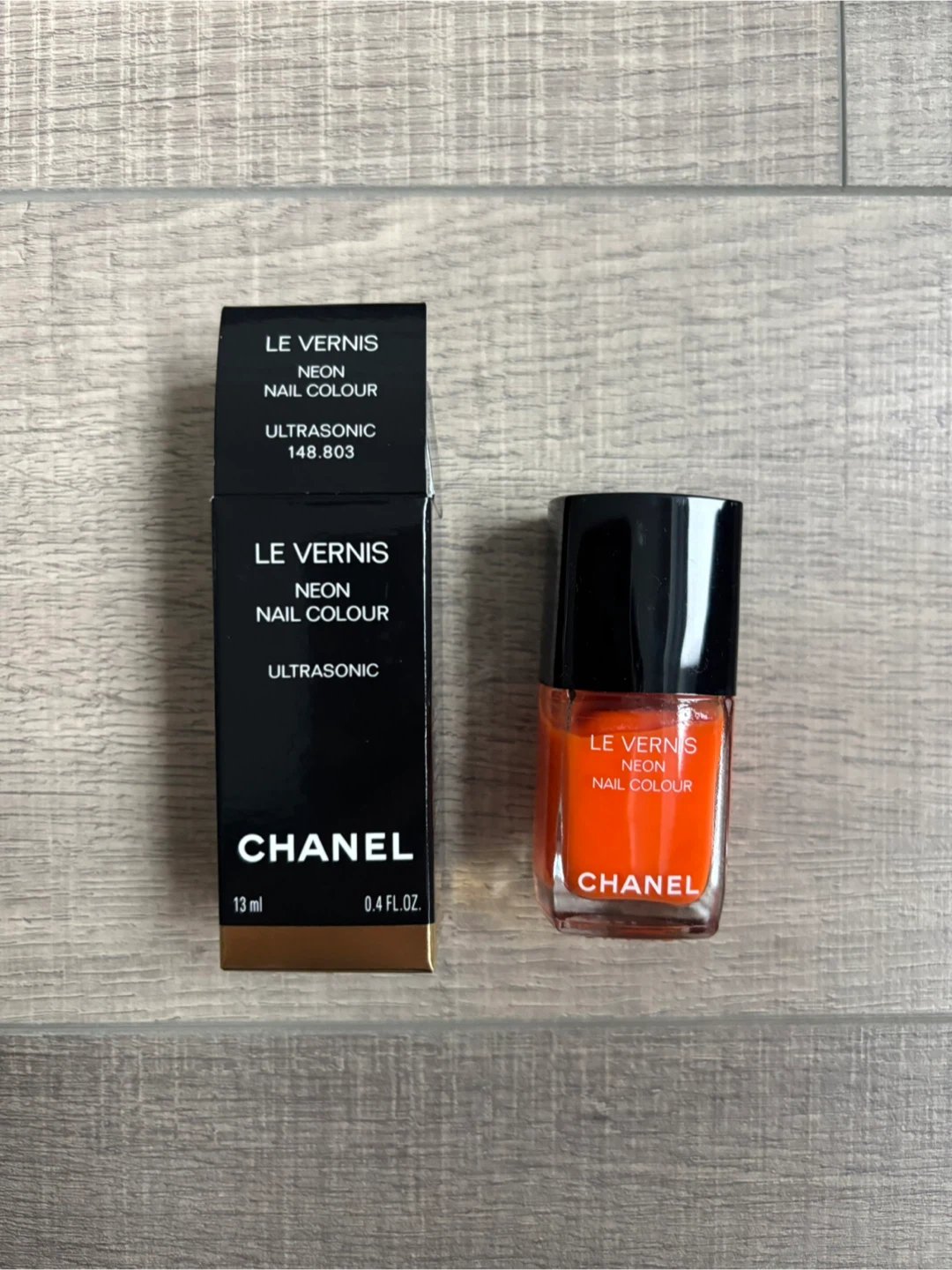 Brand new Chanel Neon Nail Polish- Orange