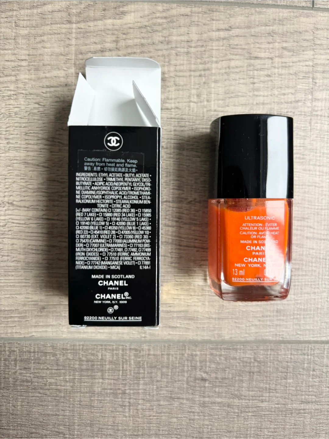 Brand new Chanel Neon Nail Polish- Orange - photo 3