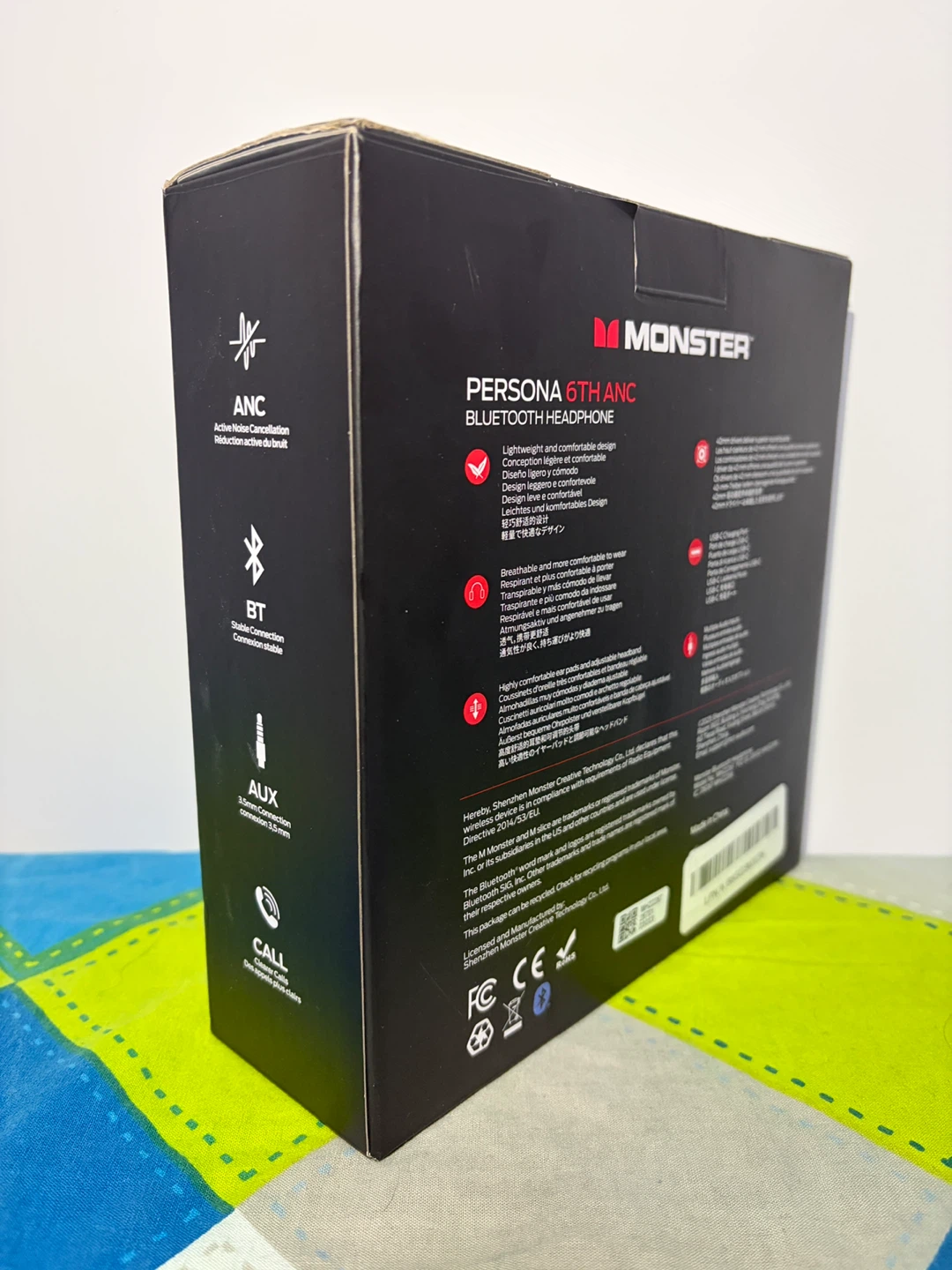 Monster Persona 6th ANC Bluetooth Headphones New In Box - photo 2