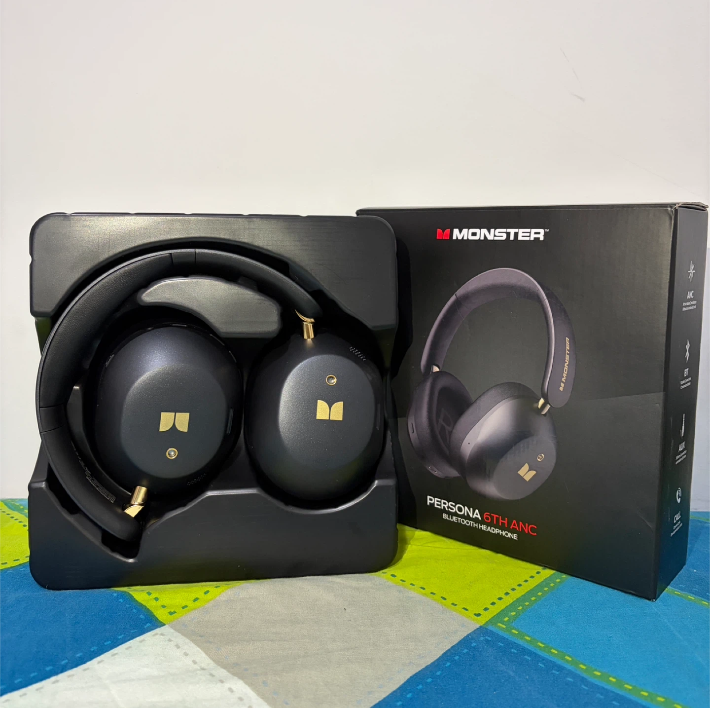 Monster Persona 6th ANC Bluetooth Headphones New In Box - photo 3