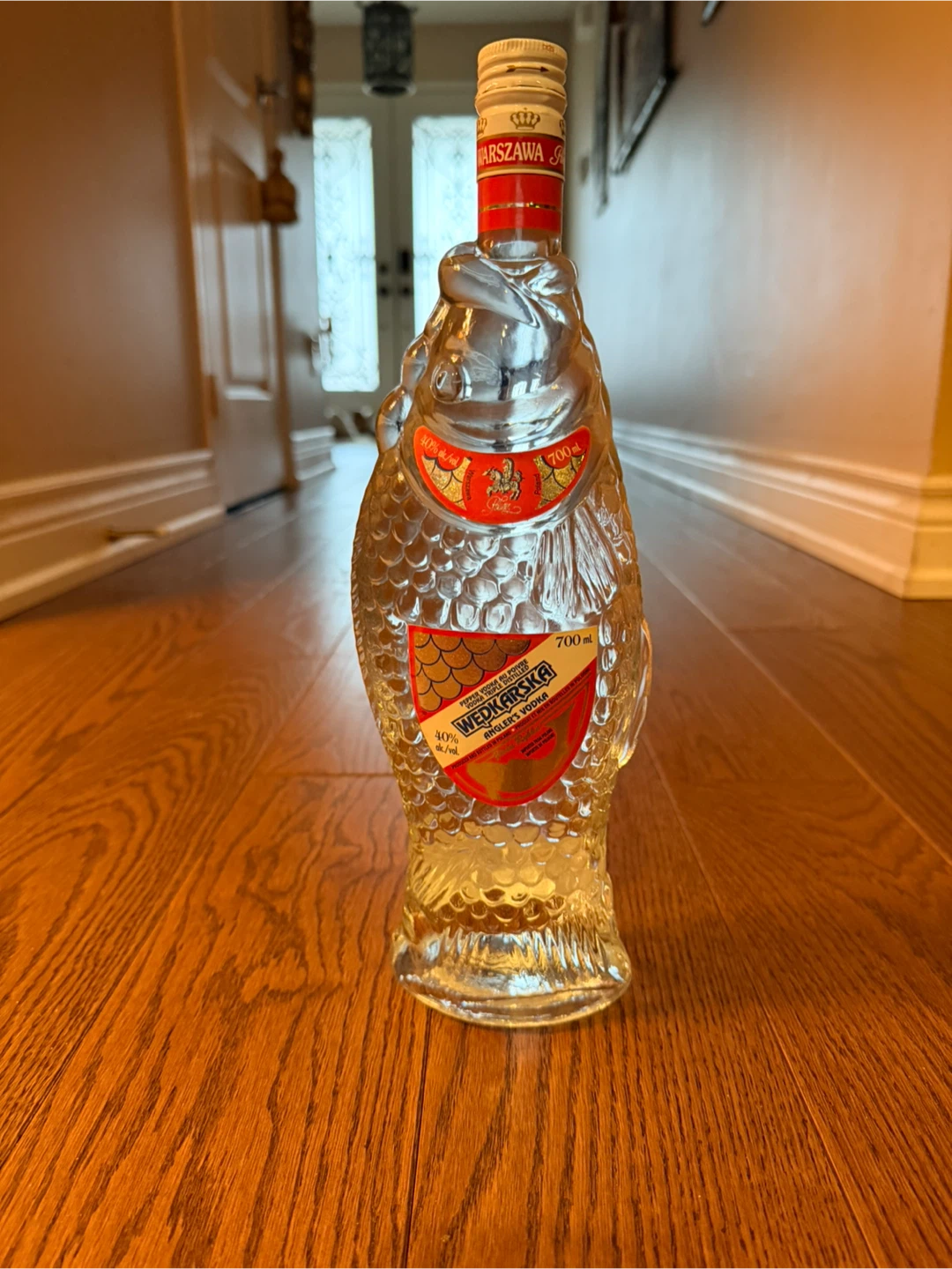 Zubrowka Vodka Fish Bottle