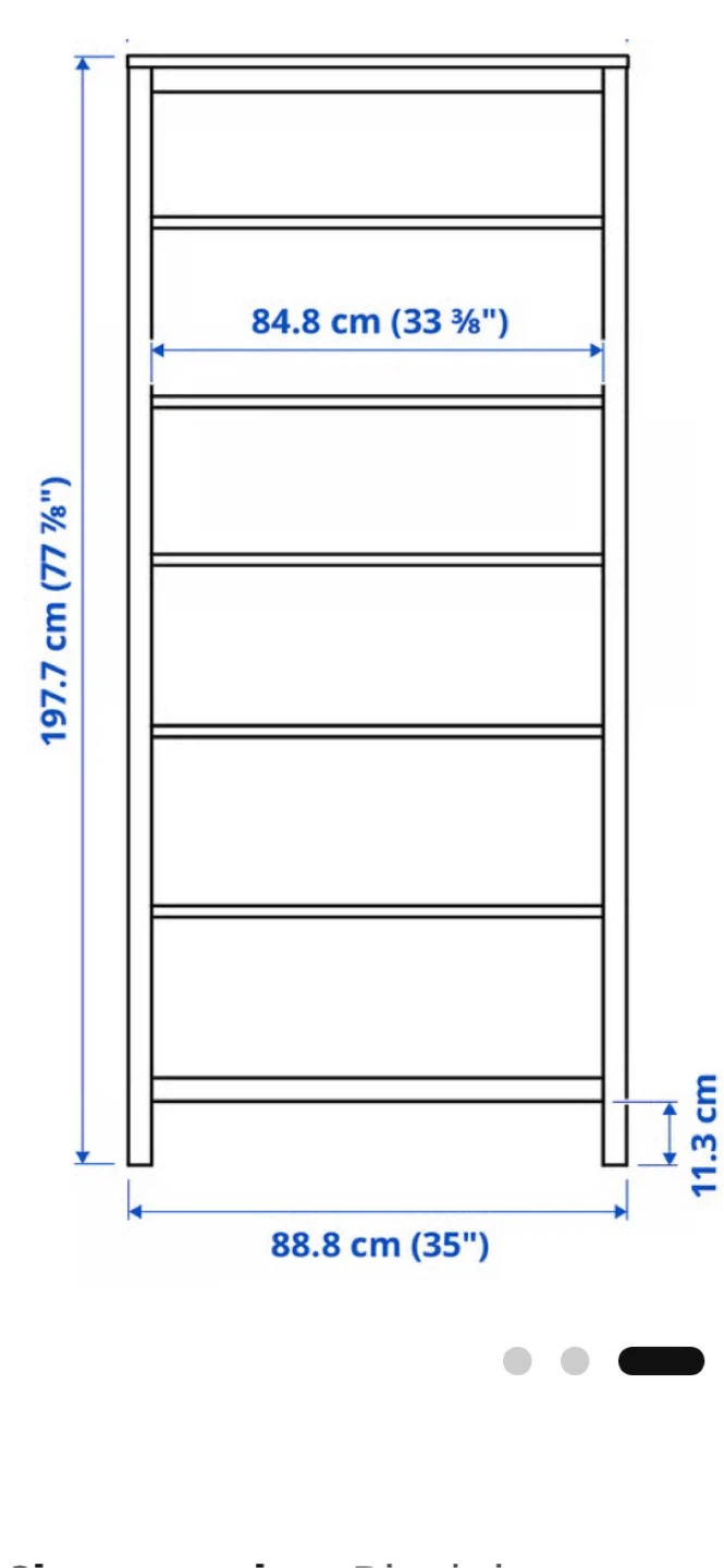 IKEA Hemnes  5-Shelf Bookcase - photo 3