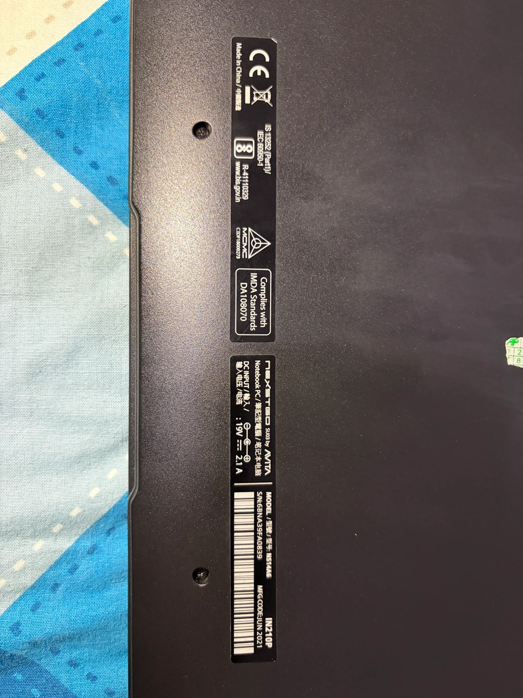 NEXSTGO Laptop Intel i5 10th Gen (256gb SSD + 500gb HHD) - photo 5