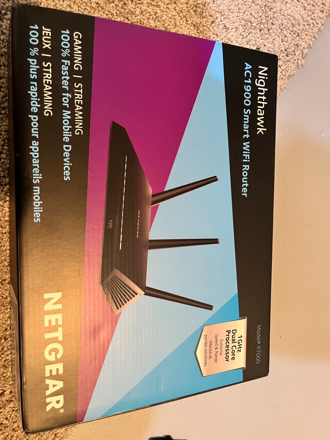 NETGEAR Nighthawk AC1900 Smart WiFi Router R7000